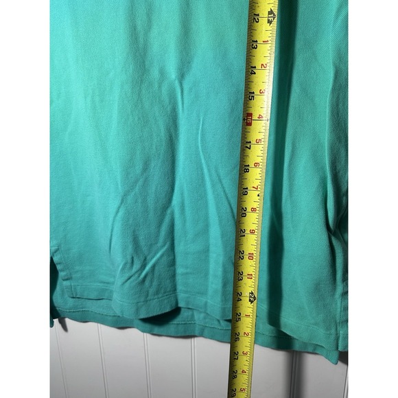 Polo Ralph Lauren Shirt Mens Small Teal Green Short Sleeve Pique Cotton Polo - Picture 5 of 7